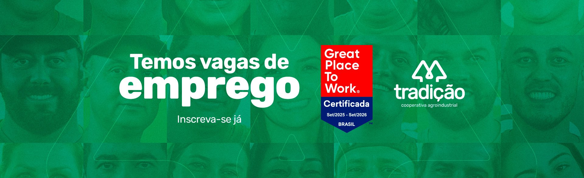 Banner Vagas de emprego