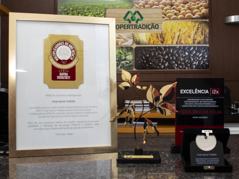 Coopertradi��o est� entre os dez melhores multiplicadores da tecnologia Intacta da Bayer