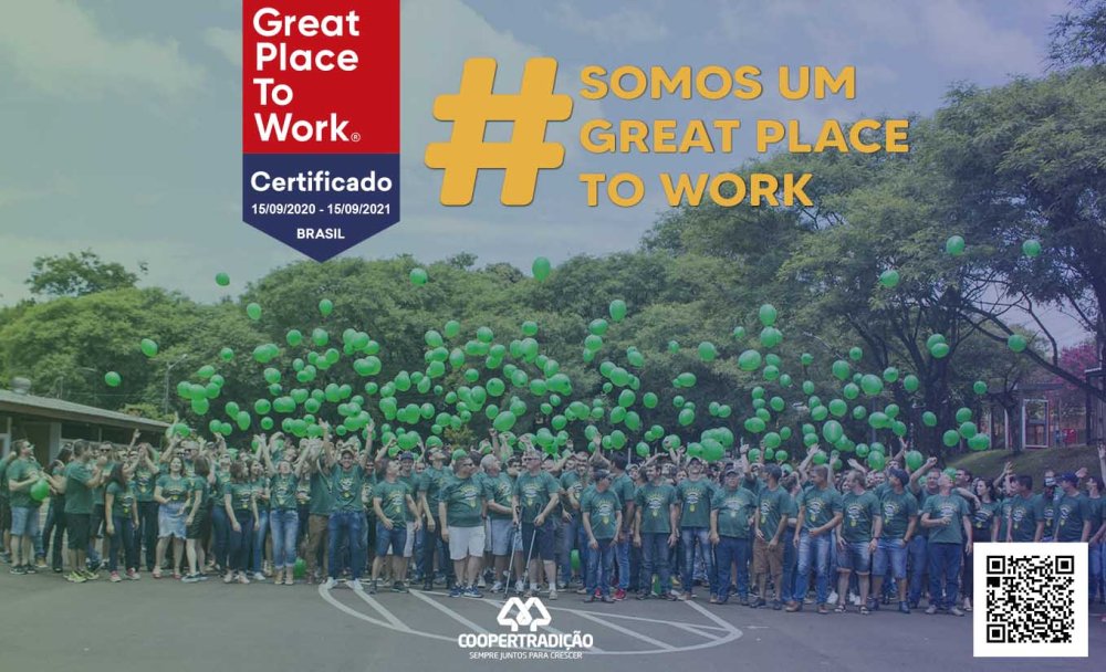 Coopertradi��o conquista importante certifica��o e � reconhecida como um �timo lugar para trabalhar