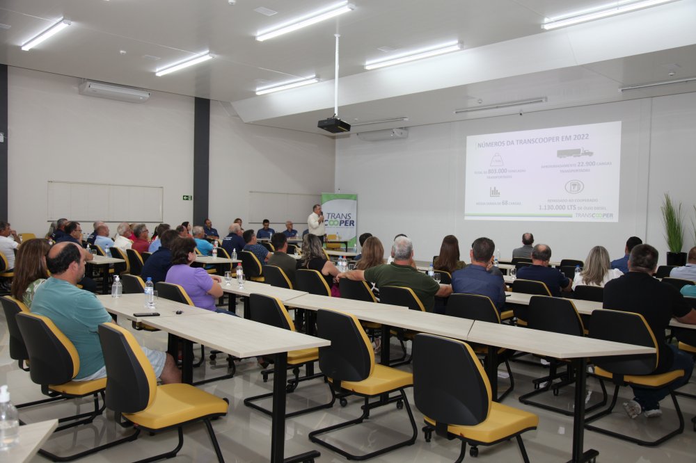 Transcooper realiza assembleia para apresentar resultados de 2022 aos cooperados 