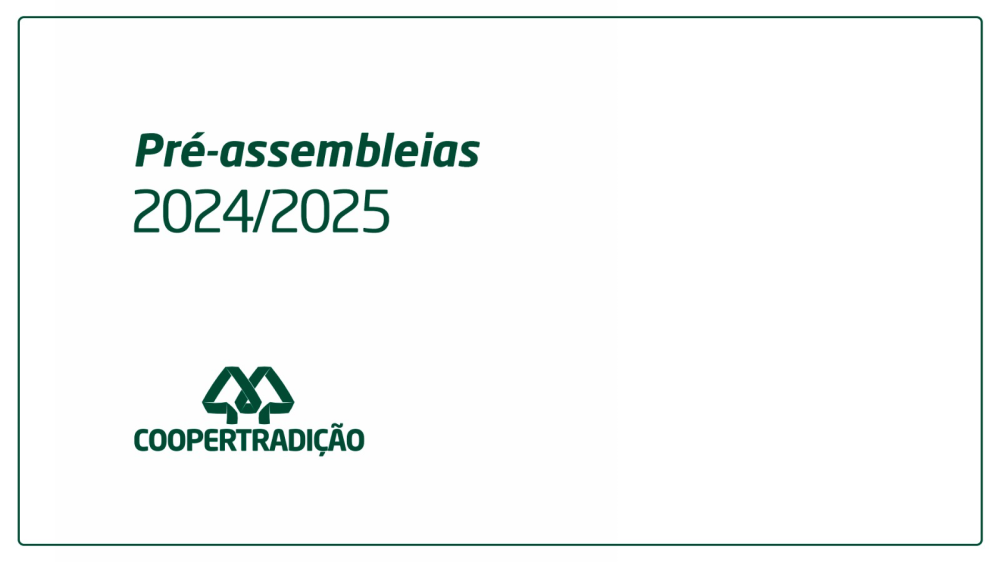 Coopertradi��o realiza suas pr�-assembleias em dezembro